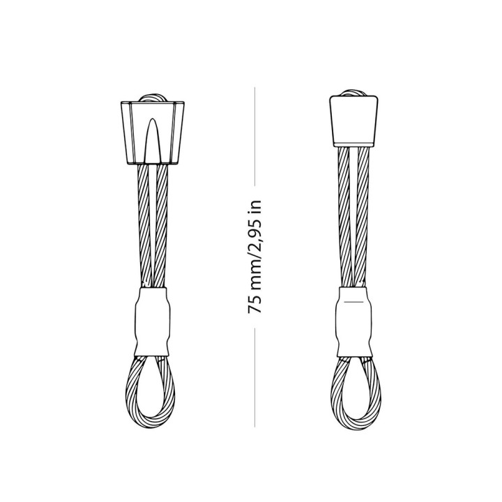 Keyholder Klemmkeil 1