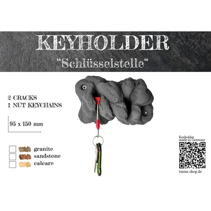 2er Keyholder "Schlüsselstelle"
