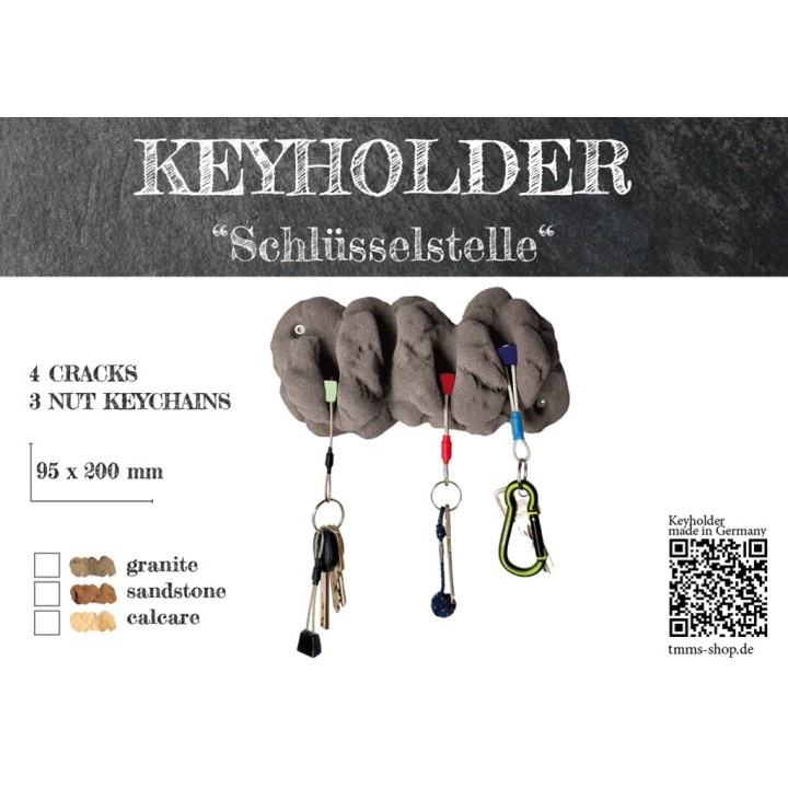 4er Keyholder "Schlüsselstelle"