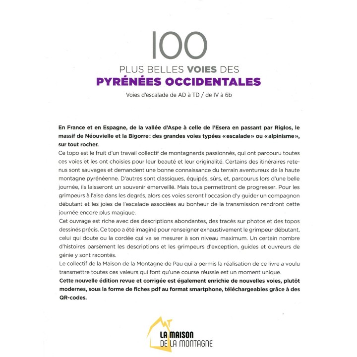 100 plus belles voies des Pyréneées Occidentales