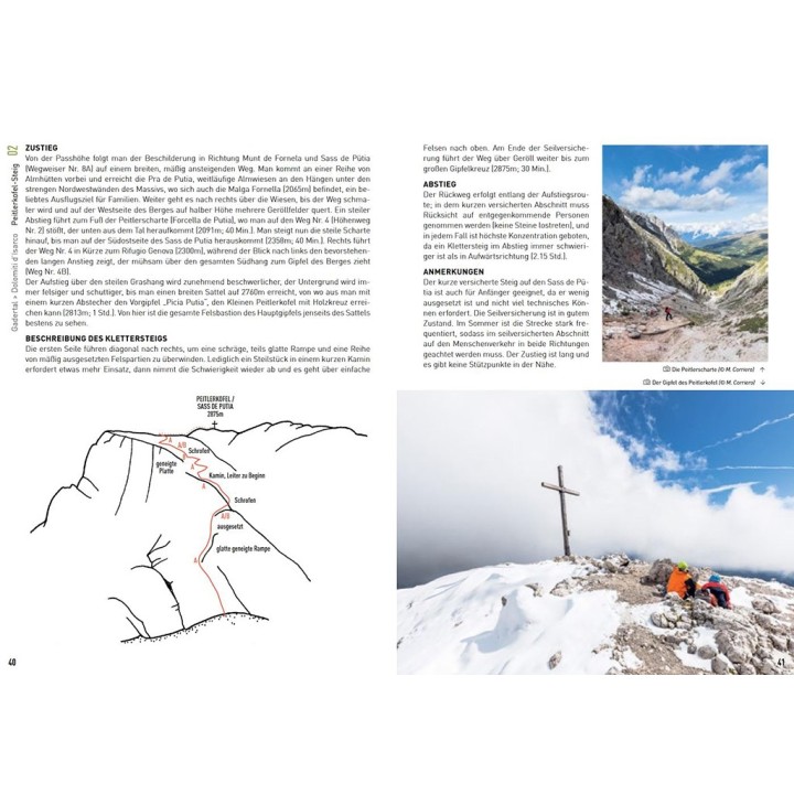 Klettersteige in Gadertal, Fassatal, Gröden