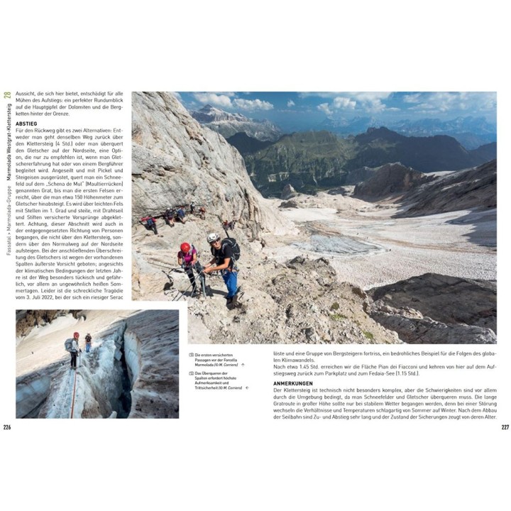 Klettersteige in Gadertal, Fassatal, Gröden