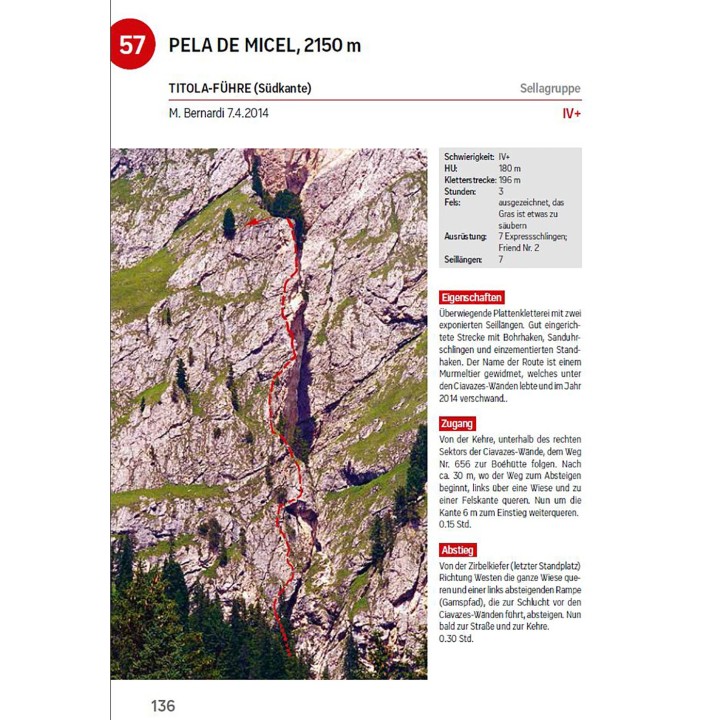 Die Top-Kletterrouten in Gröden und Umgebung