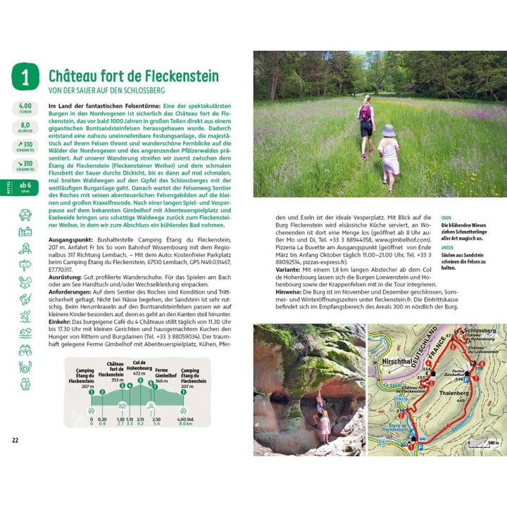 Erlebniswandern mit Kindern Elsass und Vogesen