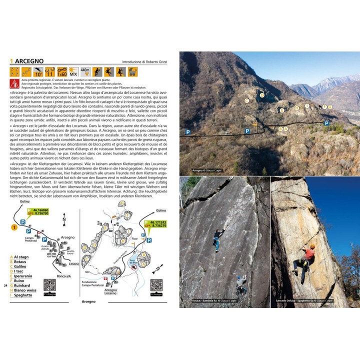 SAC-Kletterführer Tessin / Ticino
