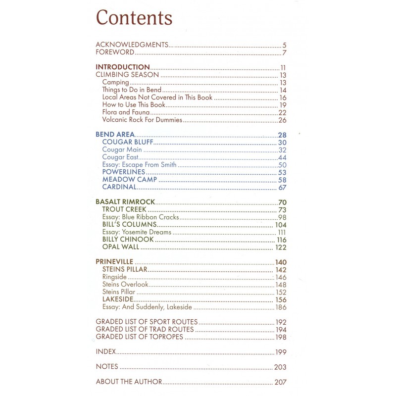 Kletterführer Central Oregon Rock