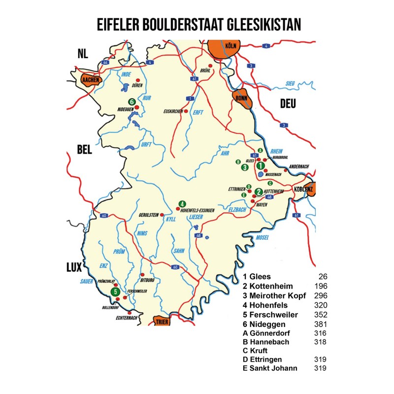 Boulderführer Eifel