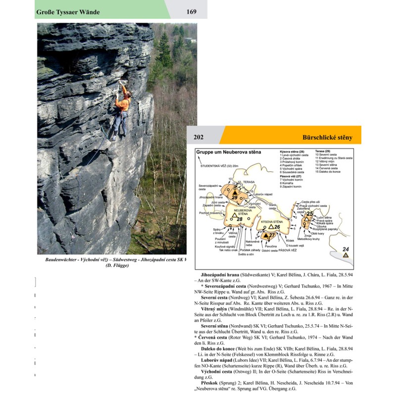 Der Kletterführer Tyssaer Wände