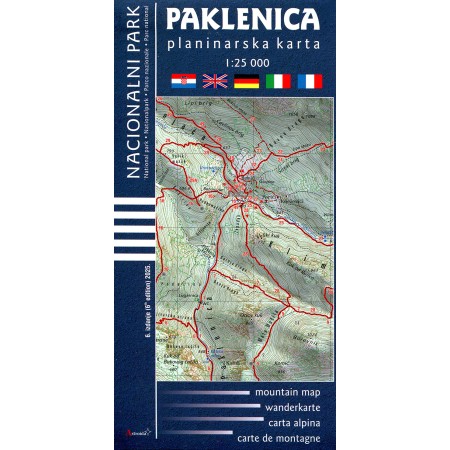 Wanderkarte Paklenica