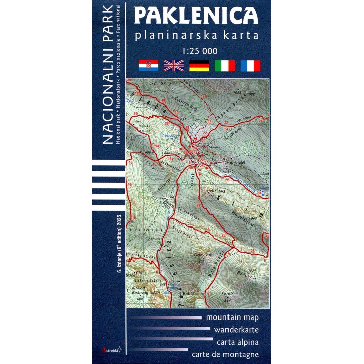 Wanderkarte Paklenica