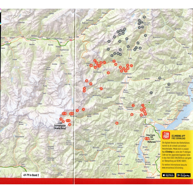 Kletterführer Ossola Rock 1 Hohe Wände
