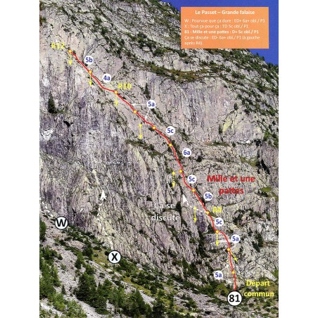 100 Grandes voies plaisir autour de Chamonix