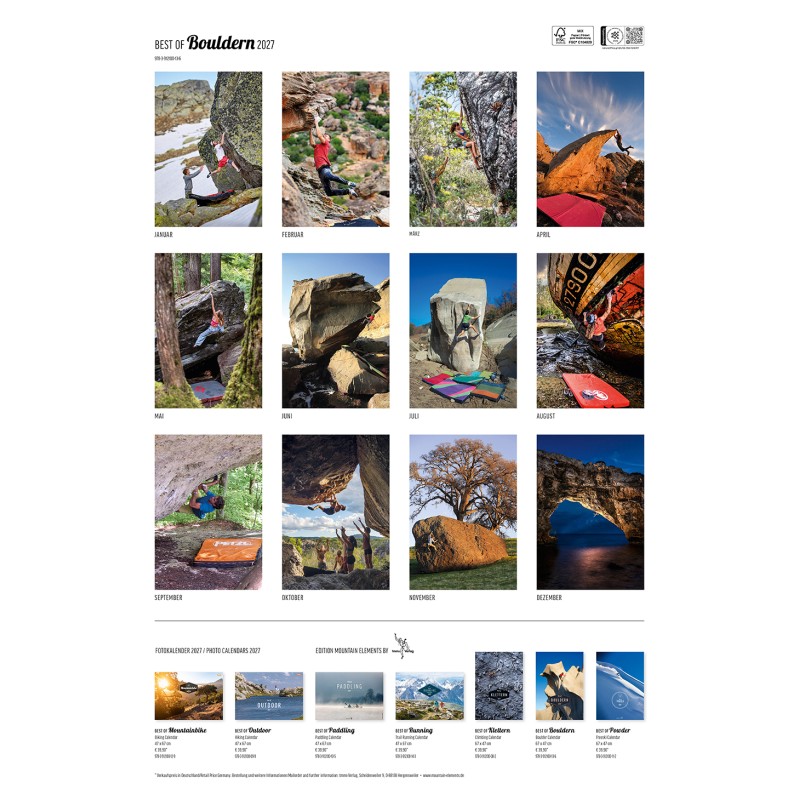 Kalender Best of Bouldern 2027