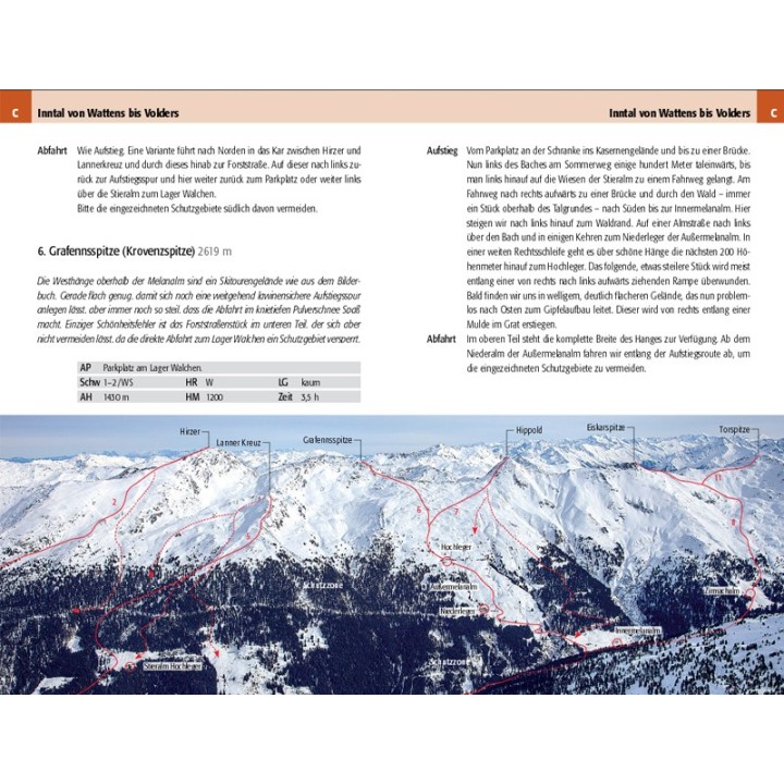 Skitourenführer Tuxer & Zillertaler Alpen