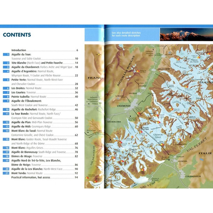 The Mont Blanc Range